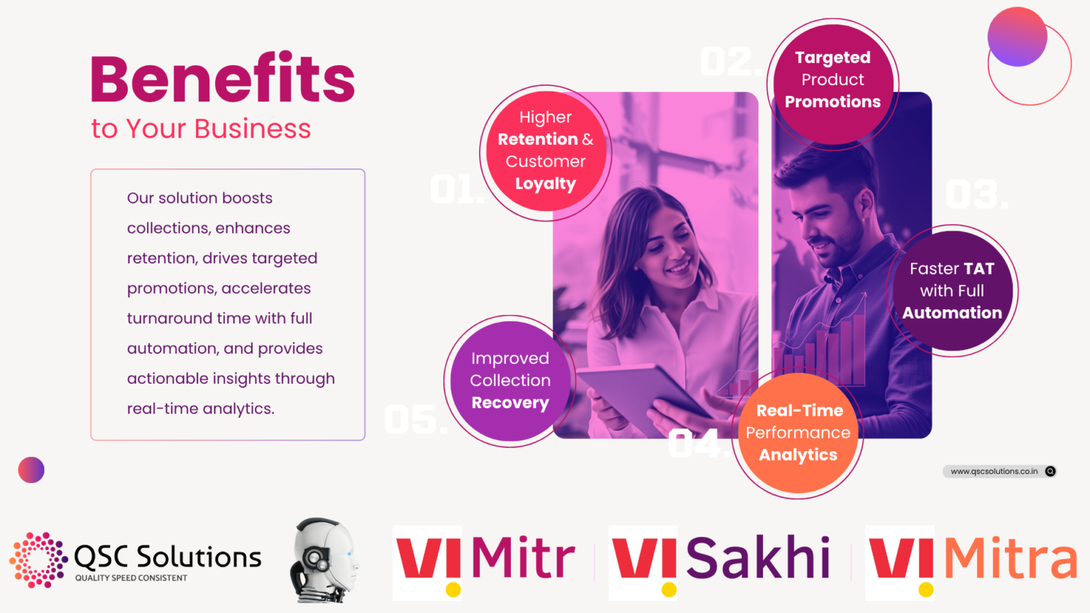 Vi Mitr, Vi Sakhi, Vi Mitra - QSC Solutions